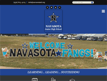 Tablet Screenshot of njhs.navasotaisd.org